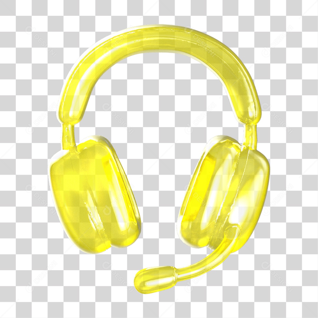 Headset Gamer Fone de Ouvido PNG Transparente