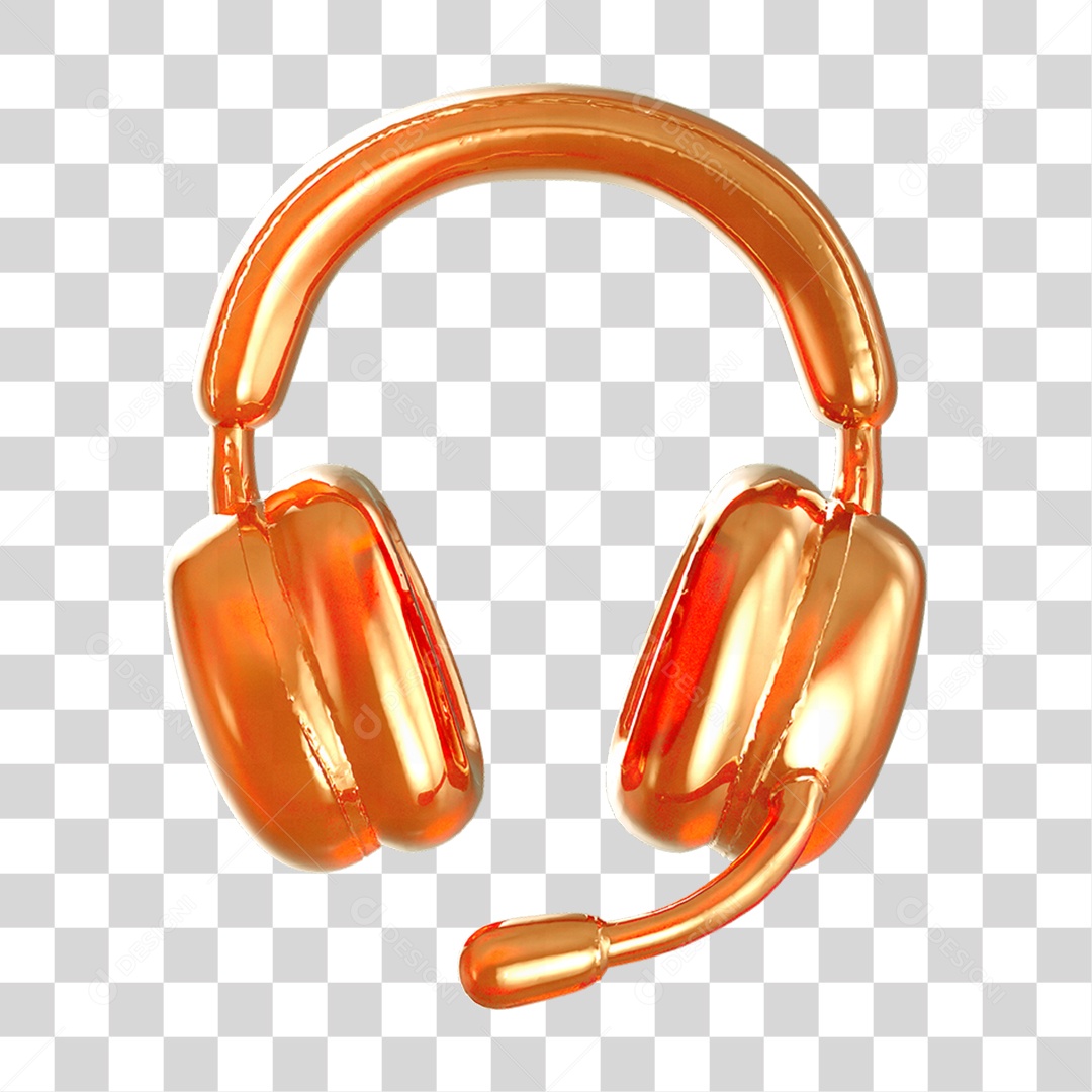 Headset Gamer Fone de Ouvido PNG Transparente