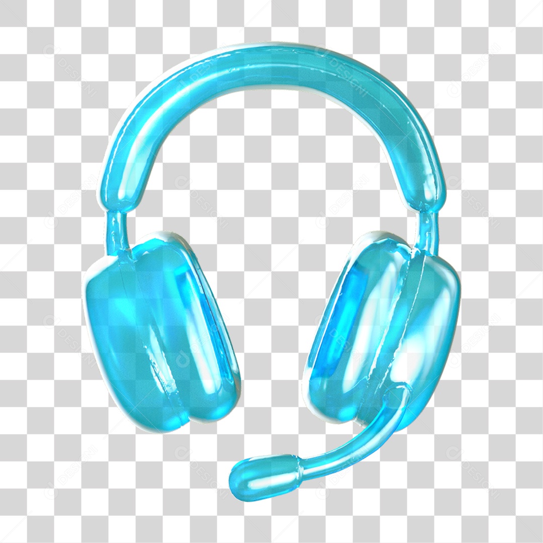 Headset Gamer Fone de Ouvido PNG Transparente