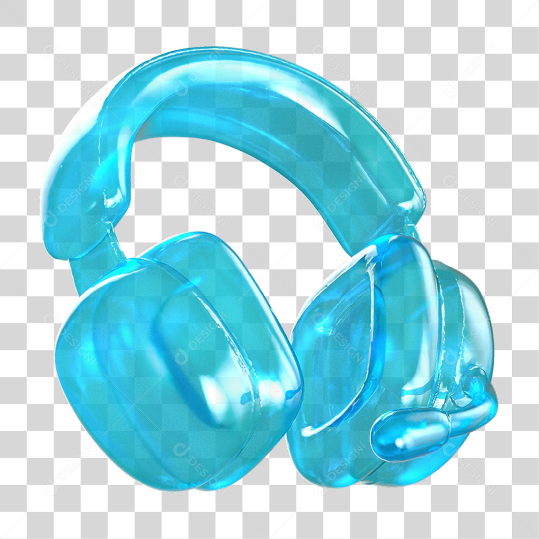 Headset Gamer Fone de Ouvido PNG Transparente