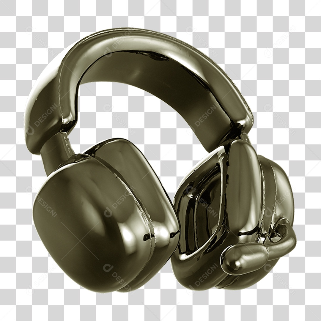 Headset Gamer Fone de Ouvido PNG Transparente