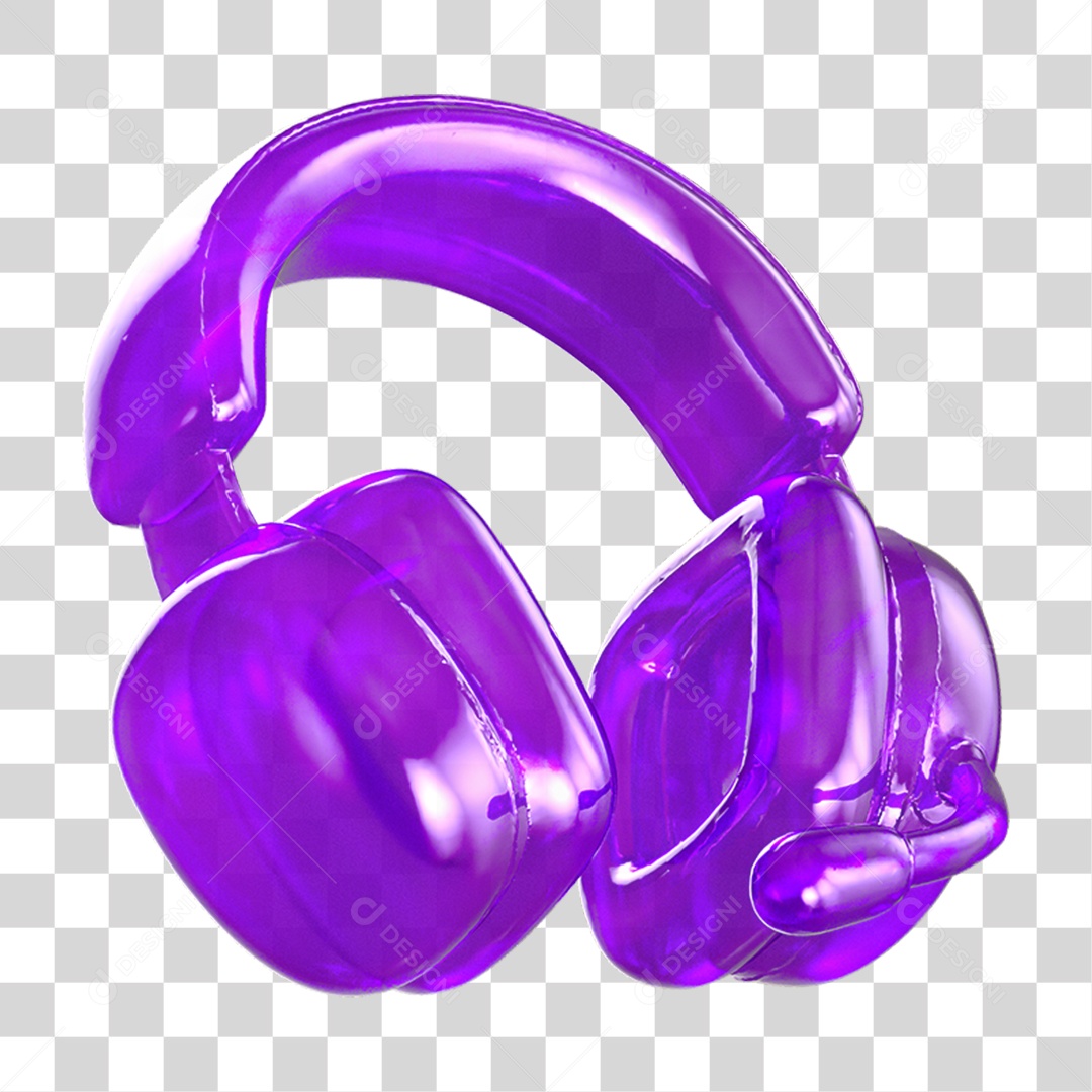 Headset Gamer Fone de Ouvido PNG Transparente