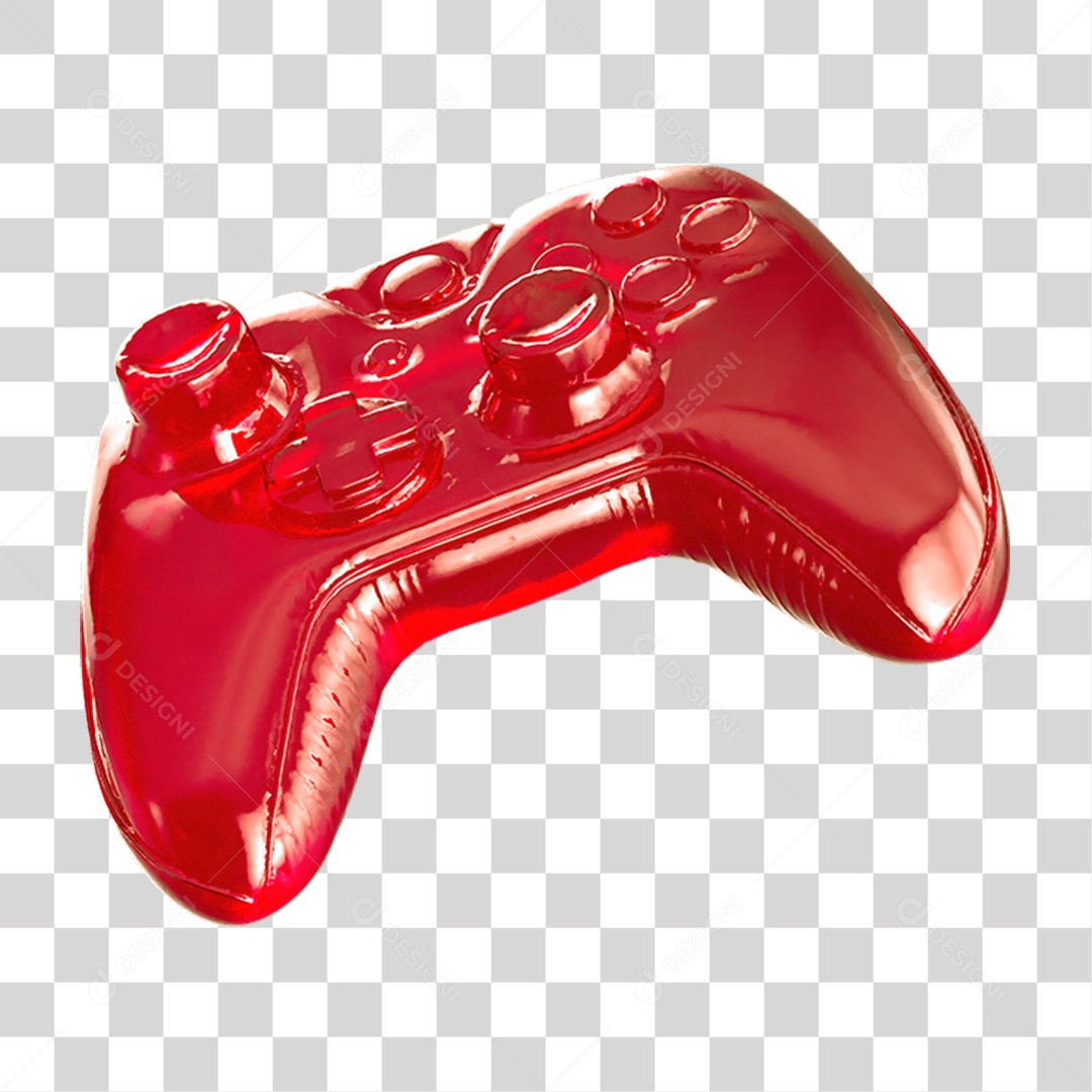 Ícone 3D Controle PNG Transparente