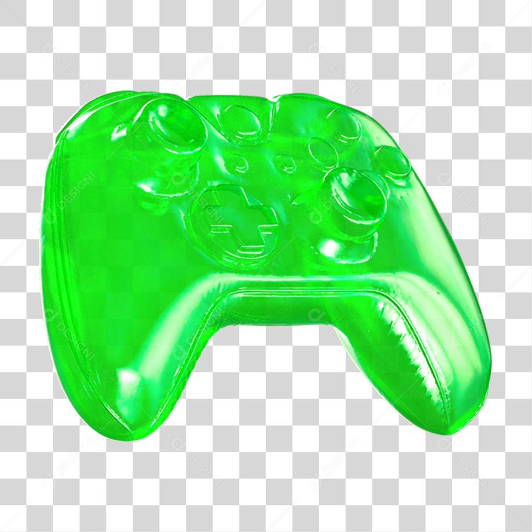 Ícone 3D Controle PNG Transparente