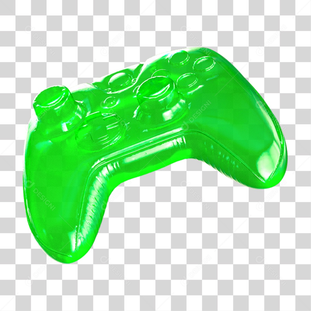 Ícone 3D Controle PNG Transparente