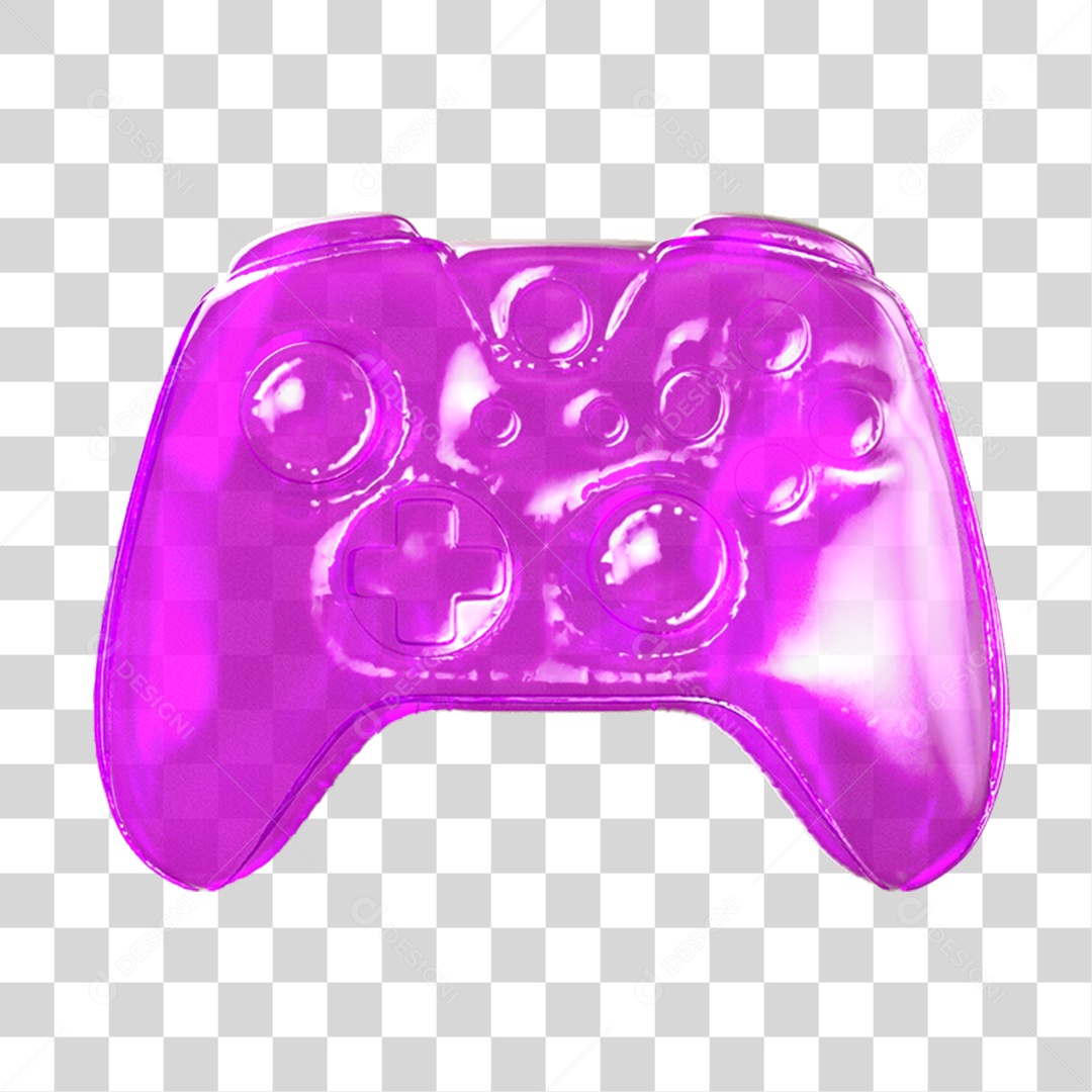 Ícone 3D Controle PNG Transparente