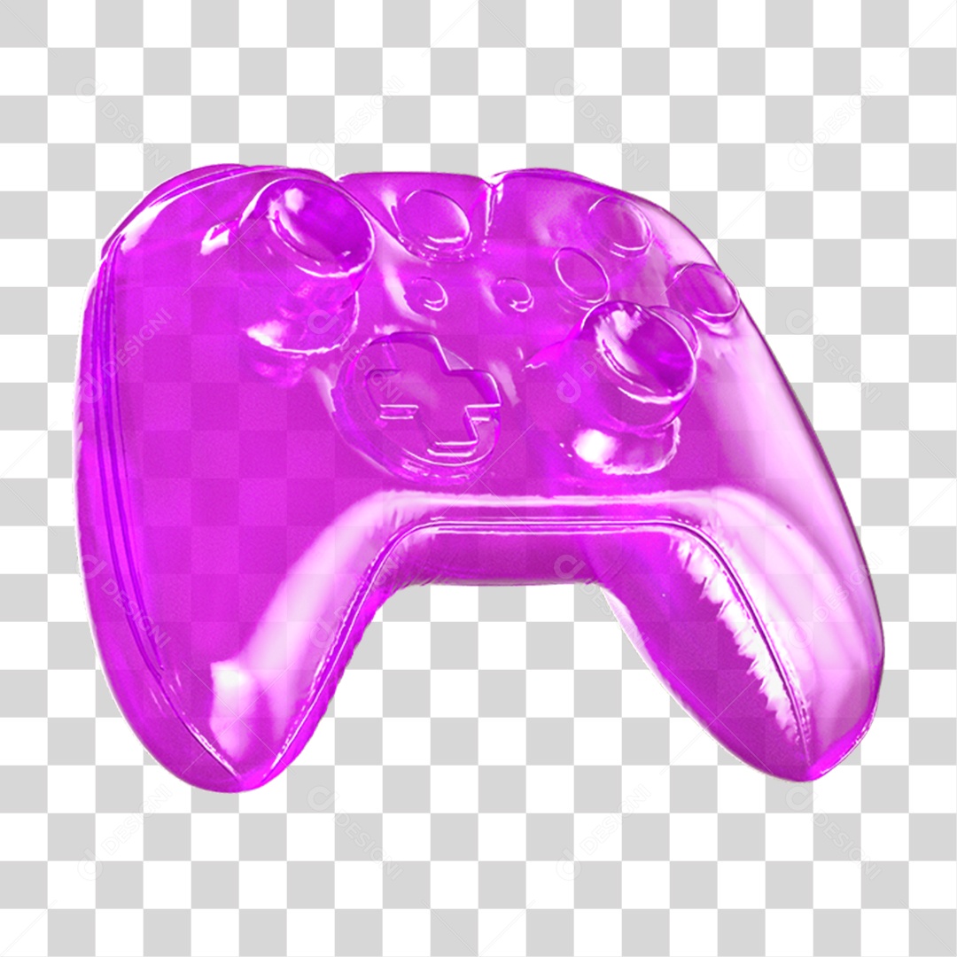 Ícone 3D Controle PNG Transparente