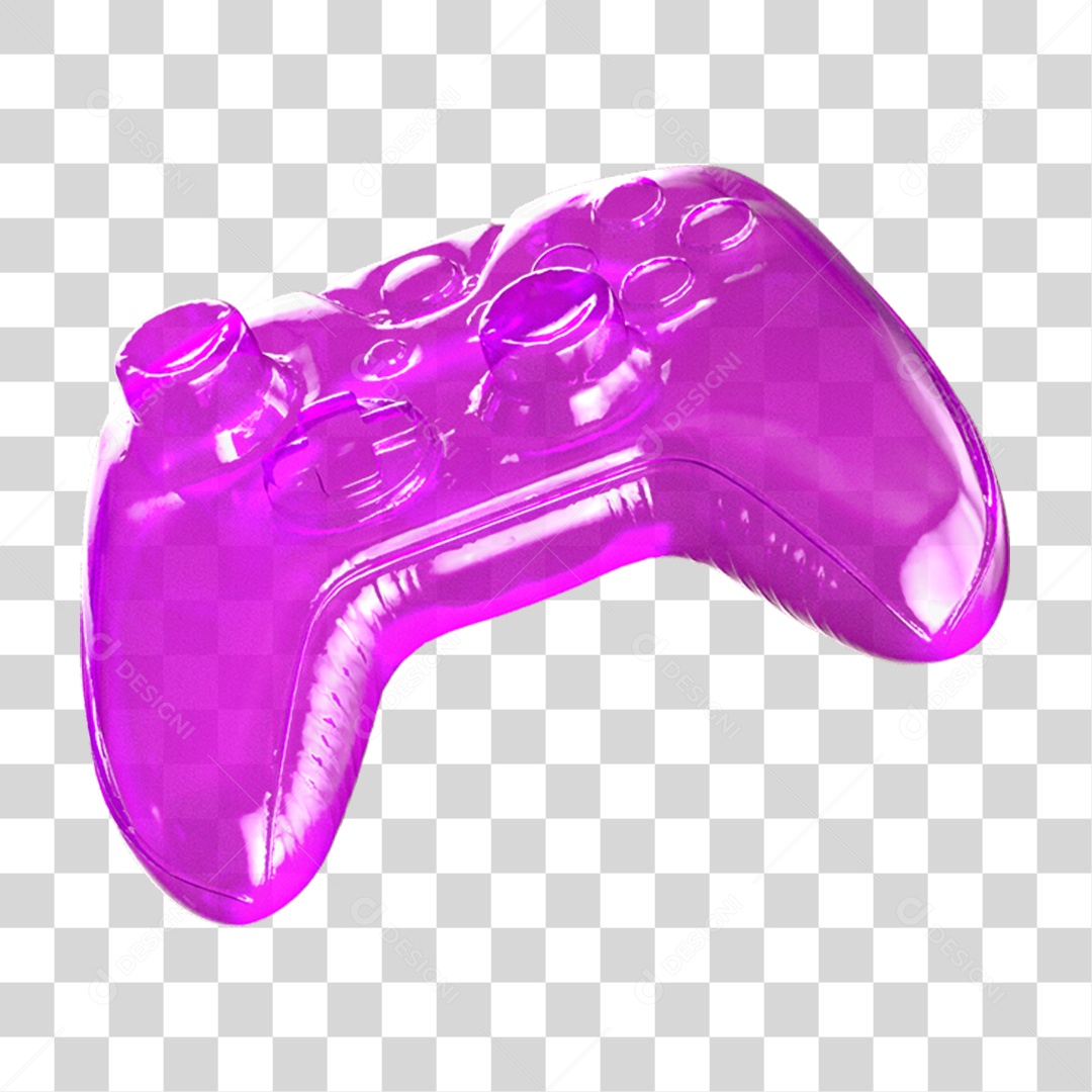 Ícone 3D Controle PNG Transparente