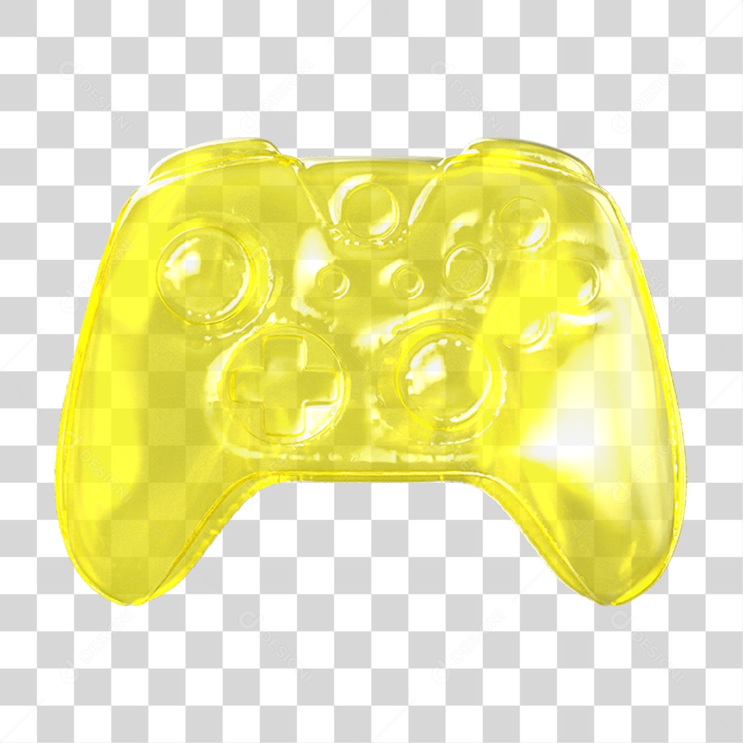 Ícone 3D Controle PNG Transparente