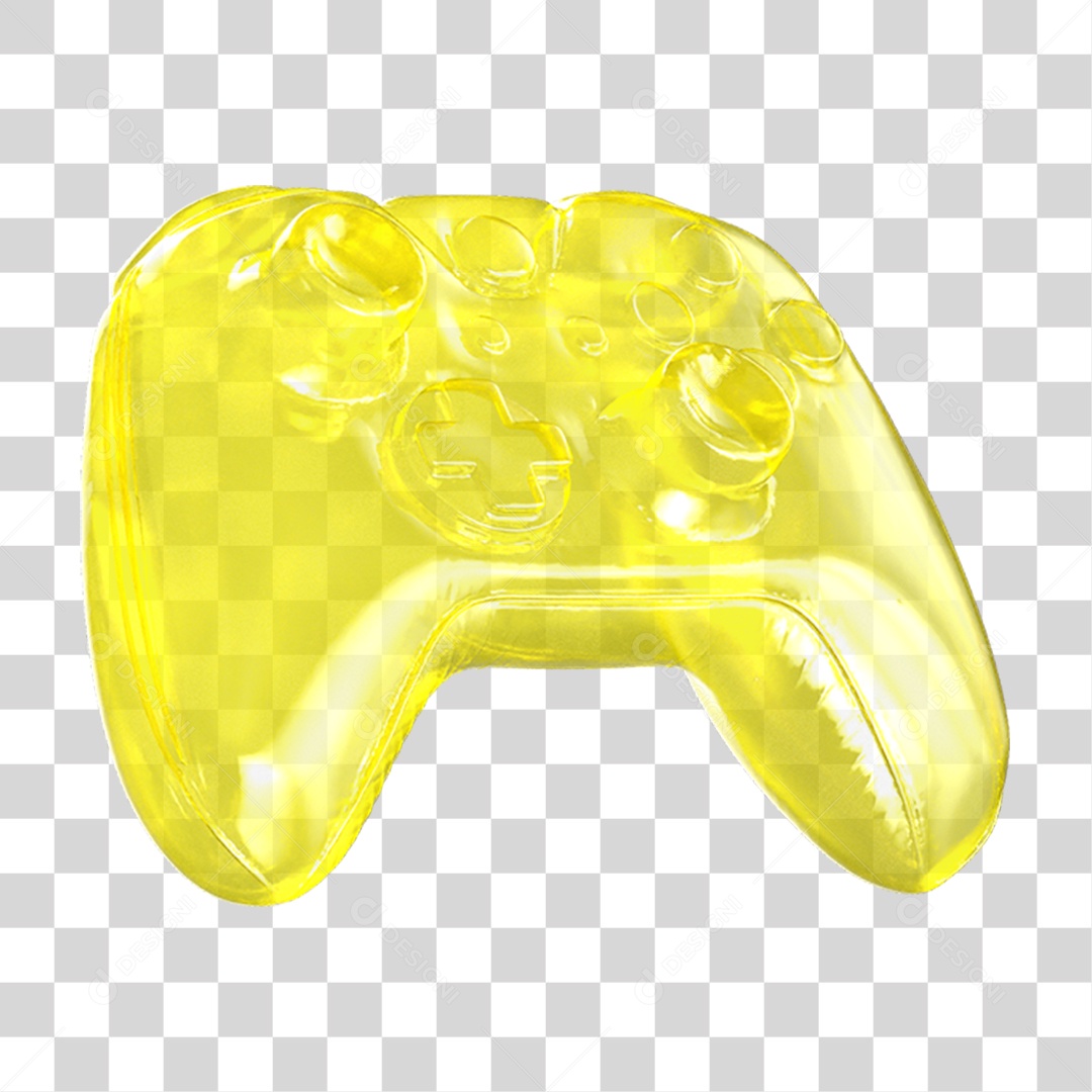 Ícone 3D Controle PNG Transparente