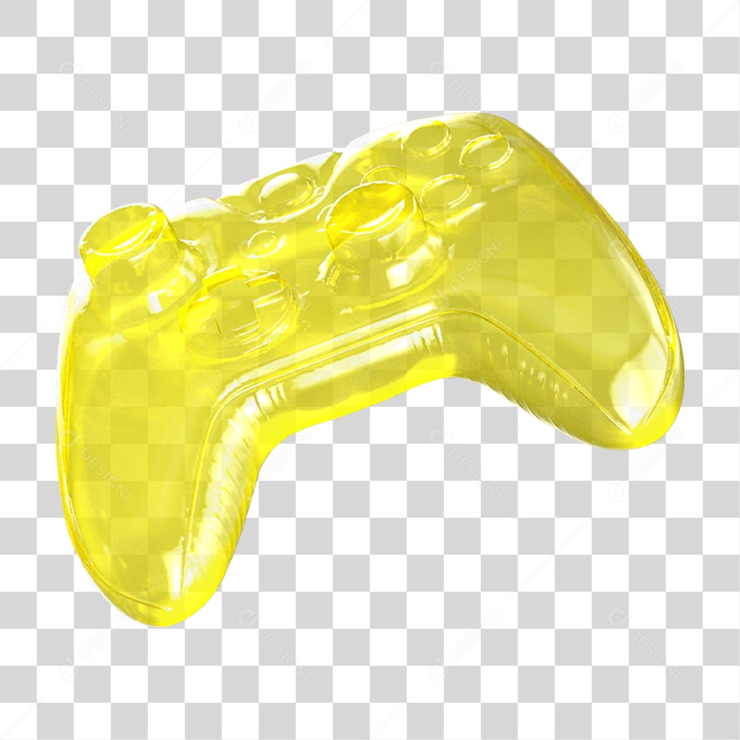 Ícone 3D Controle PNG Transparente