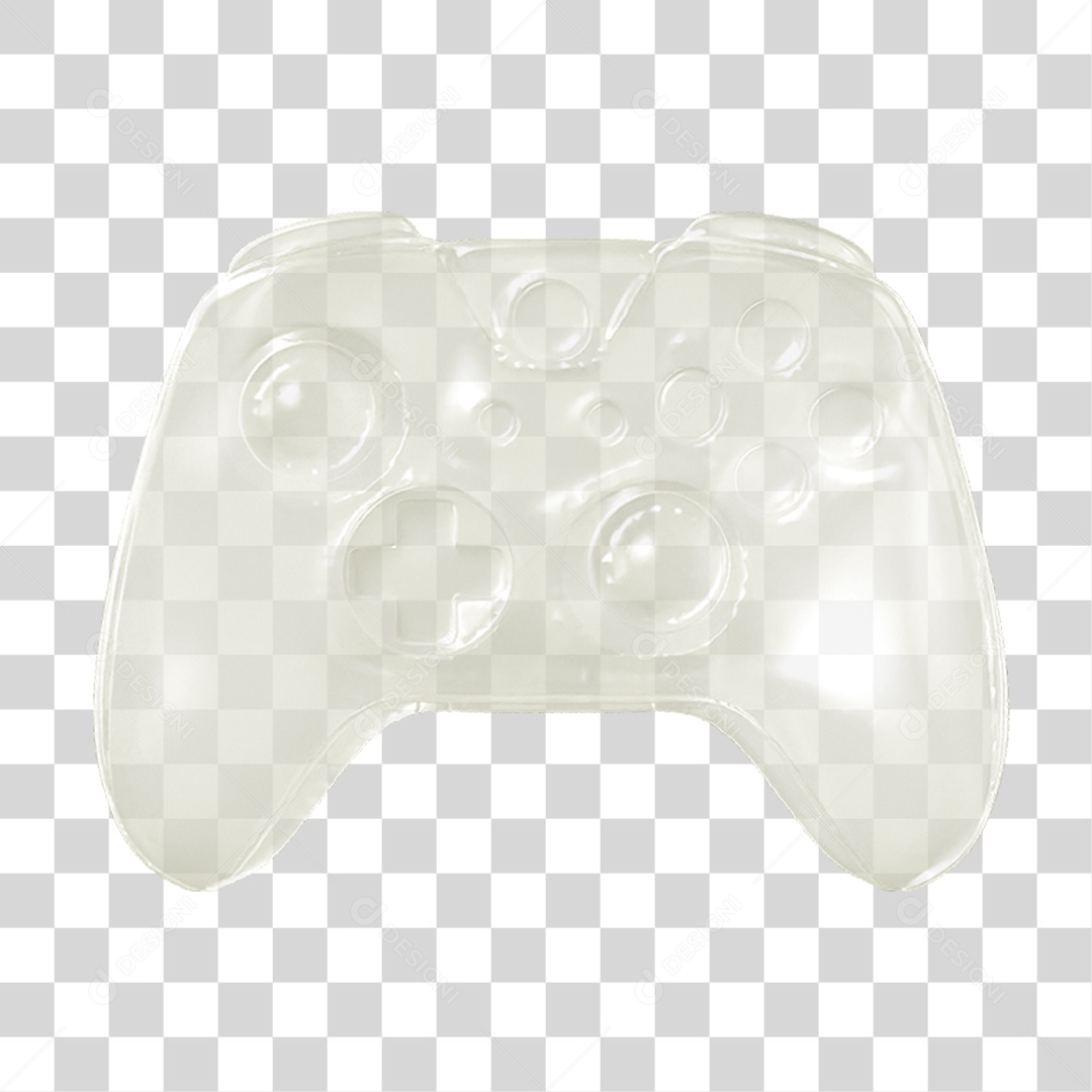 Ícone 3D Controle PNG Transparente