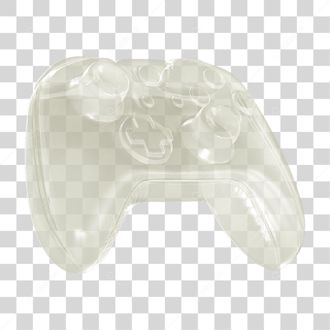 Ícone 3D Controle PNG Transparente