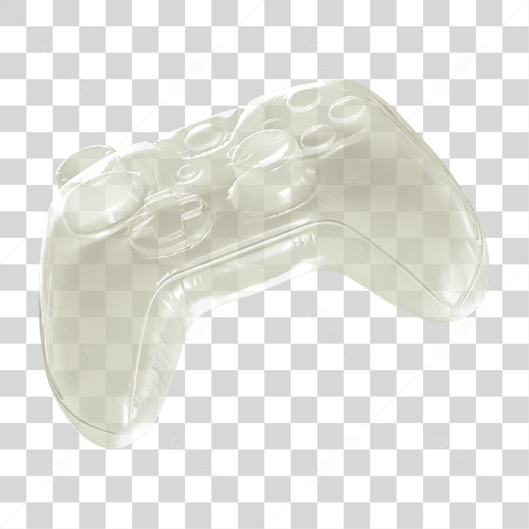 Ícone 3D Controle PNG Transparente