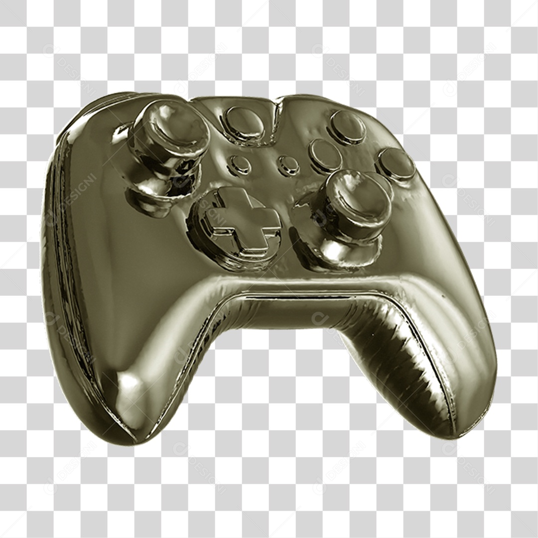 Ícone 3D Controle PNG Transparente