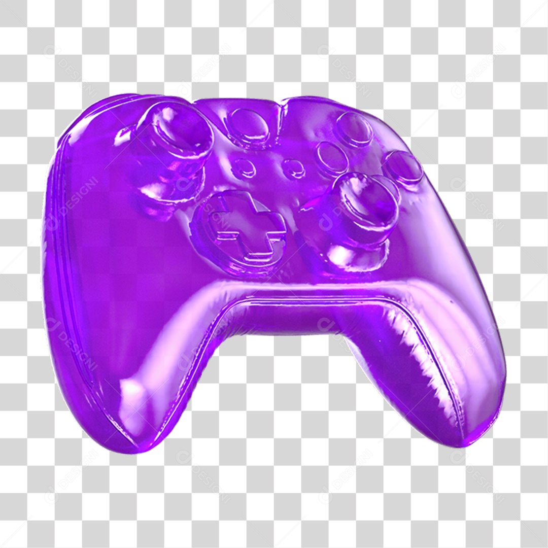Ícone 3D Controle PNG Transparente