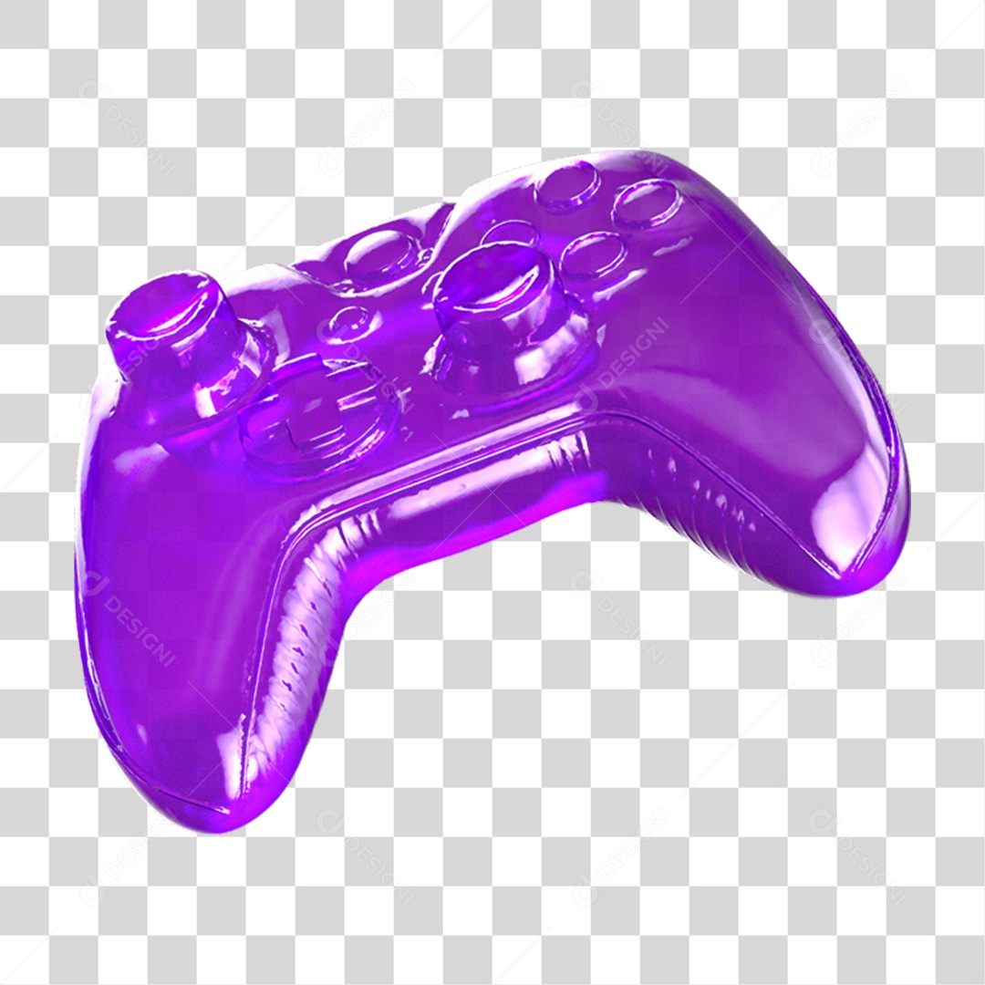 Ícone 3D Controle PNG Transparente