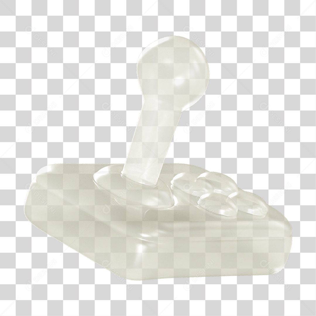 Ícone 3D Joystick Controle PNG Transparente