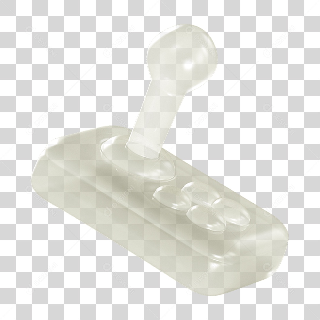 Ícone 3D Joystick Controle PNG Transparente