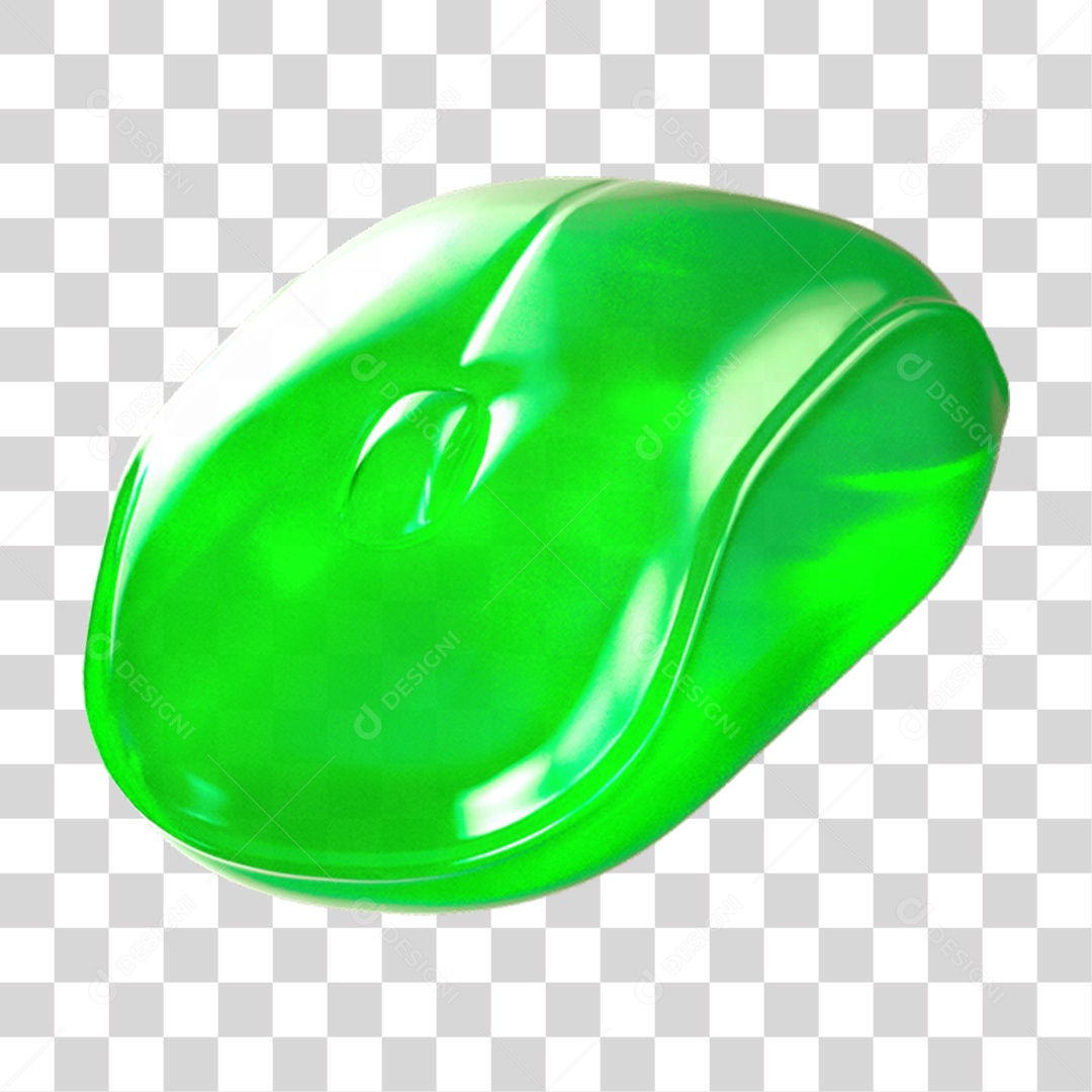 Ícone 3D Mouse de Computador PNG Transparente