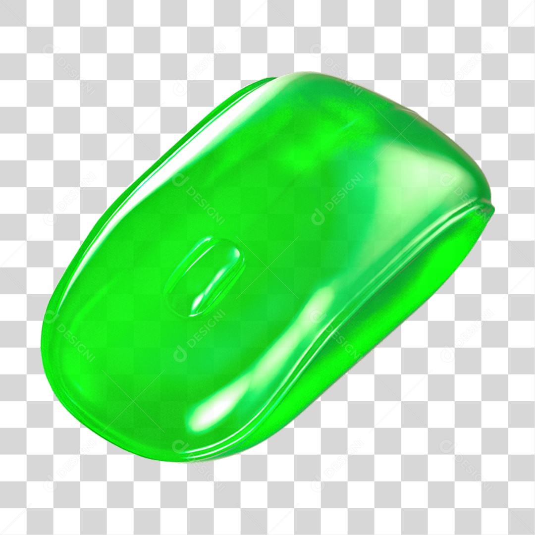 Ícone 3D Mouse de Computador PNG Transparente
