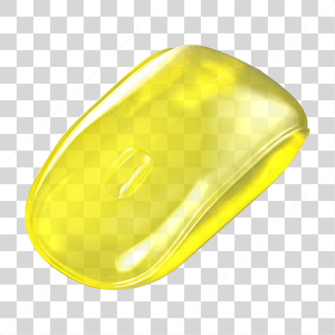 Ícone 3D Mouse de Computador PNG Transparente