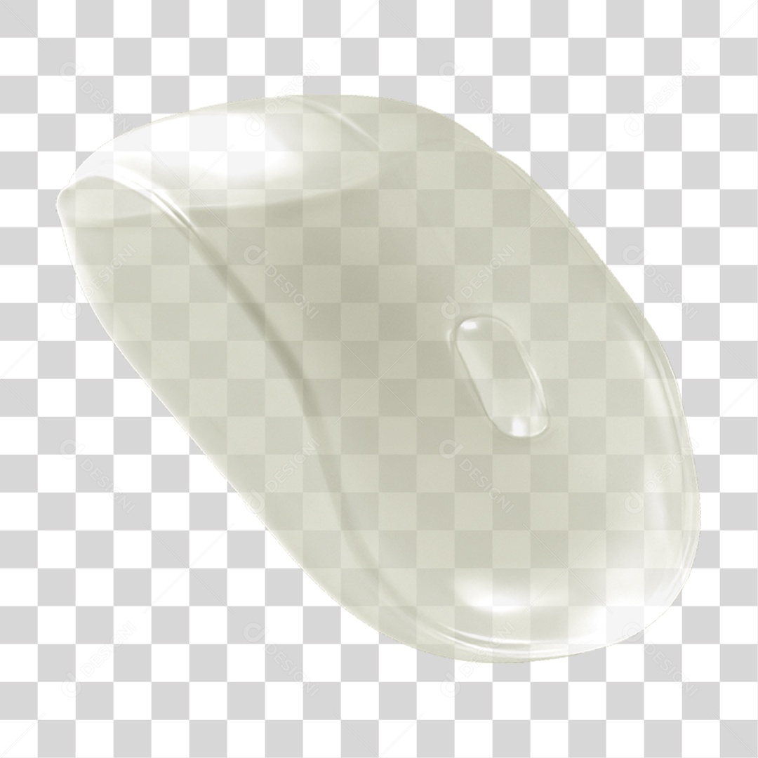 Ícone 3D Mouse de Computador PNG Transparente