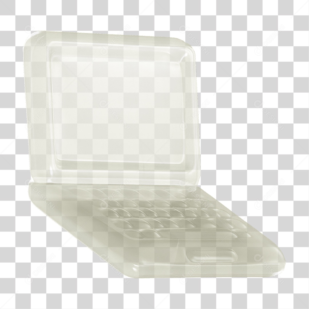 Ícone 3D Notebook Computador PNG Transparente