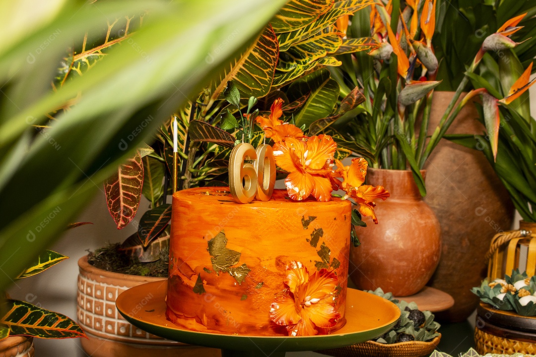 Alimentos saborosos em uma mesa de uma festa