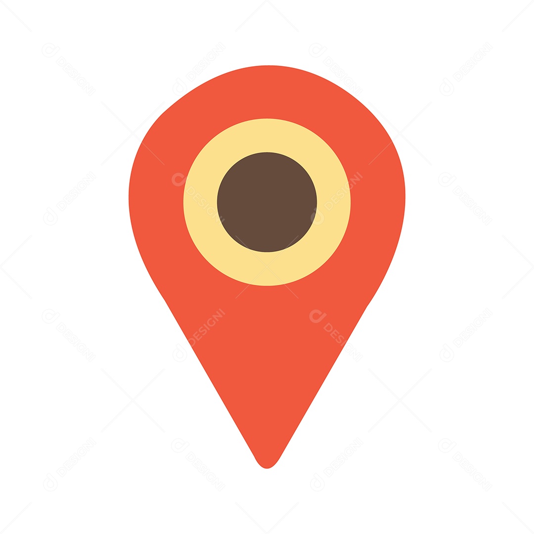 Ícone de Localização Ilustração Vetor EPS