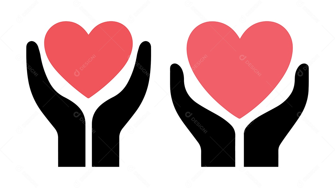 Ícone de Coração Ilustração Vetor EPS