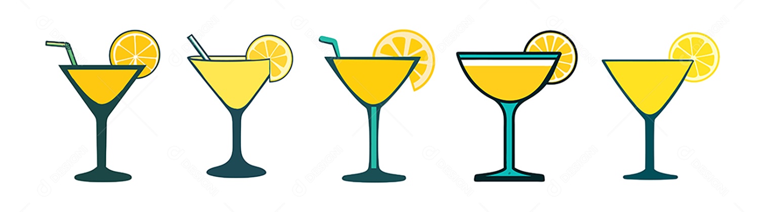 Ícone de Drinks Ilustração Vetor EPS