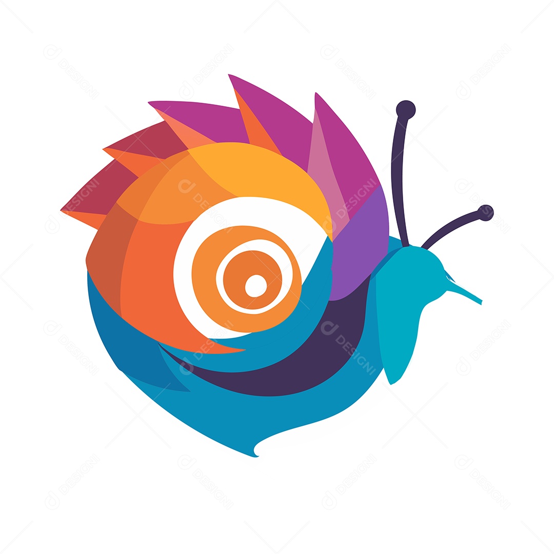 Ícone de Caracol Ilustração Vetor EPS