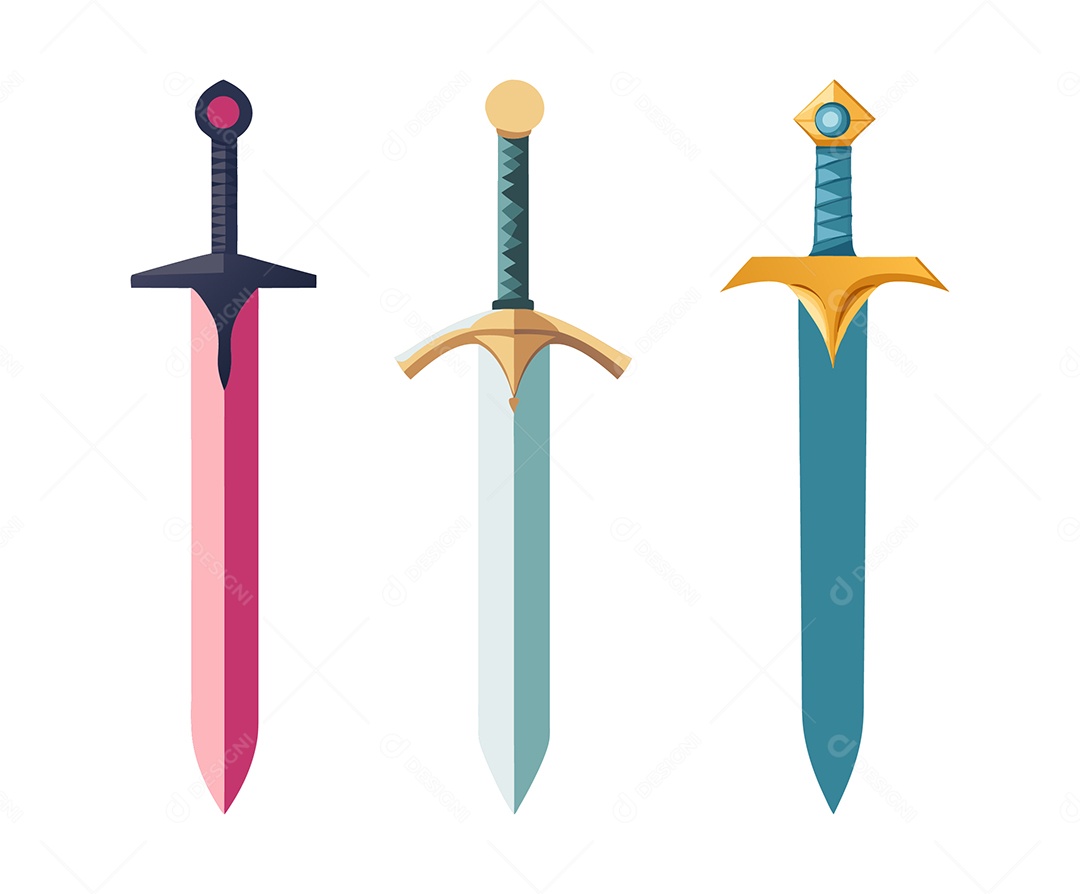 Ícone de Espada Ilustração Vetor EPS