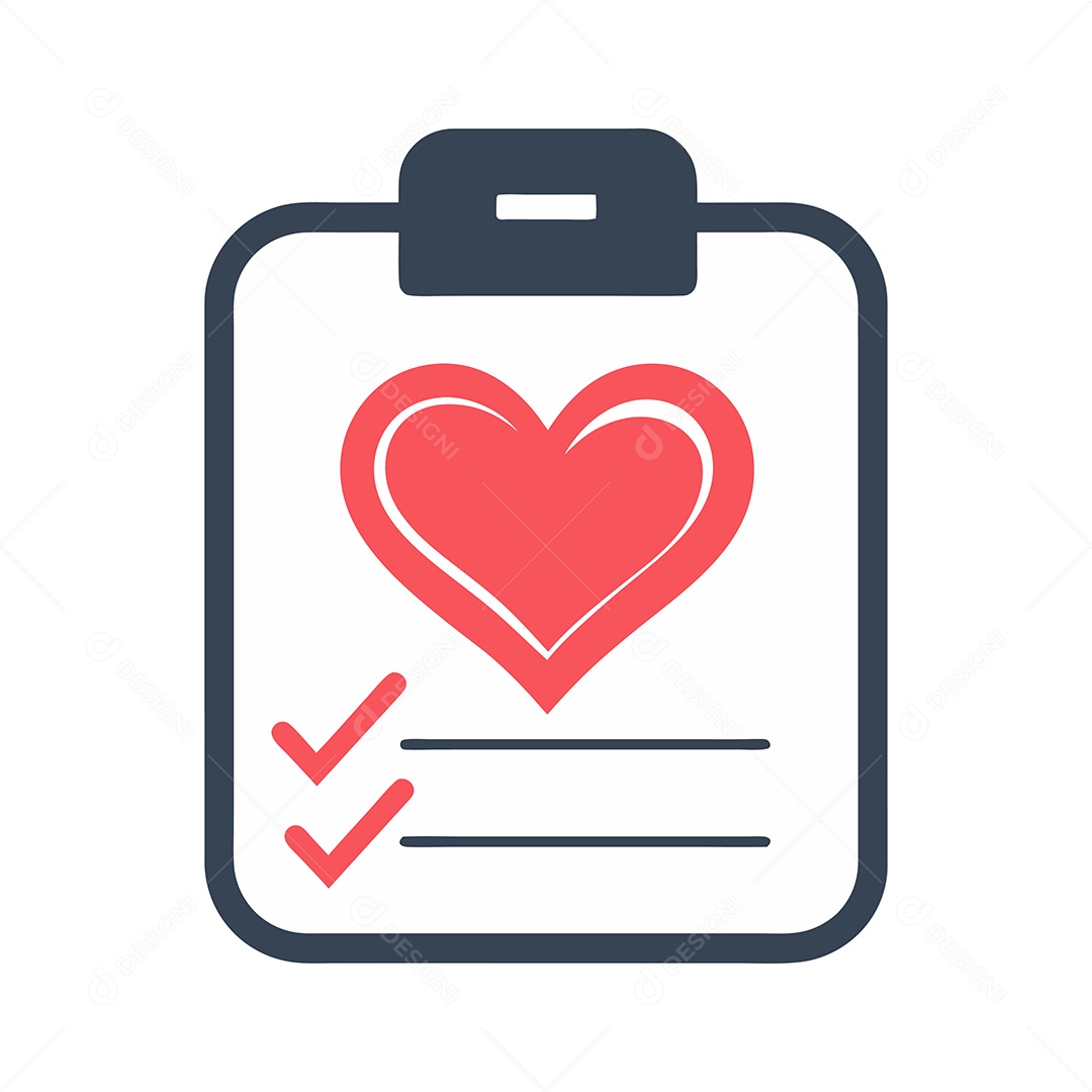 Ícone de Prontuário Ilustração Vetor EPS