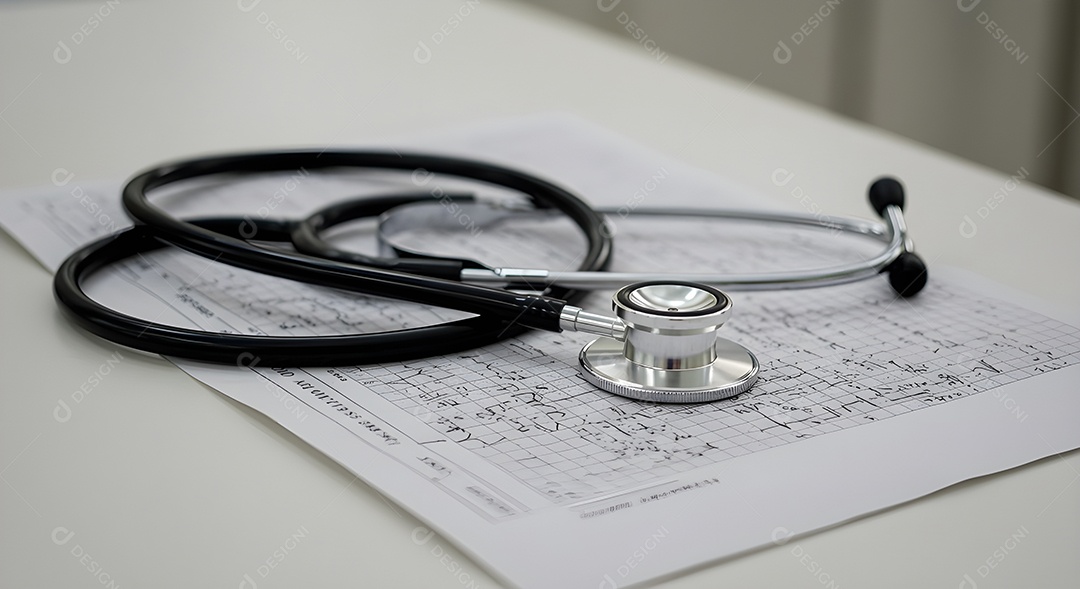 Instrumento médico essencial utilizado por profissionais de saúde