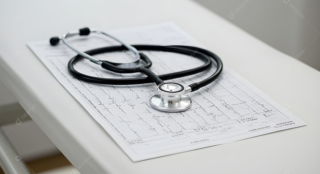 Instrumento médico essencial utilizado por profissionais de saúde