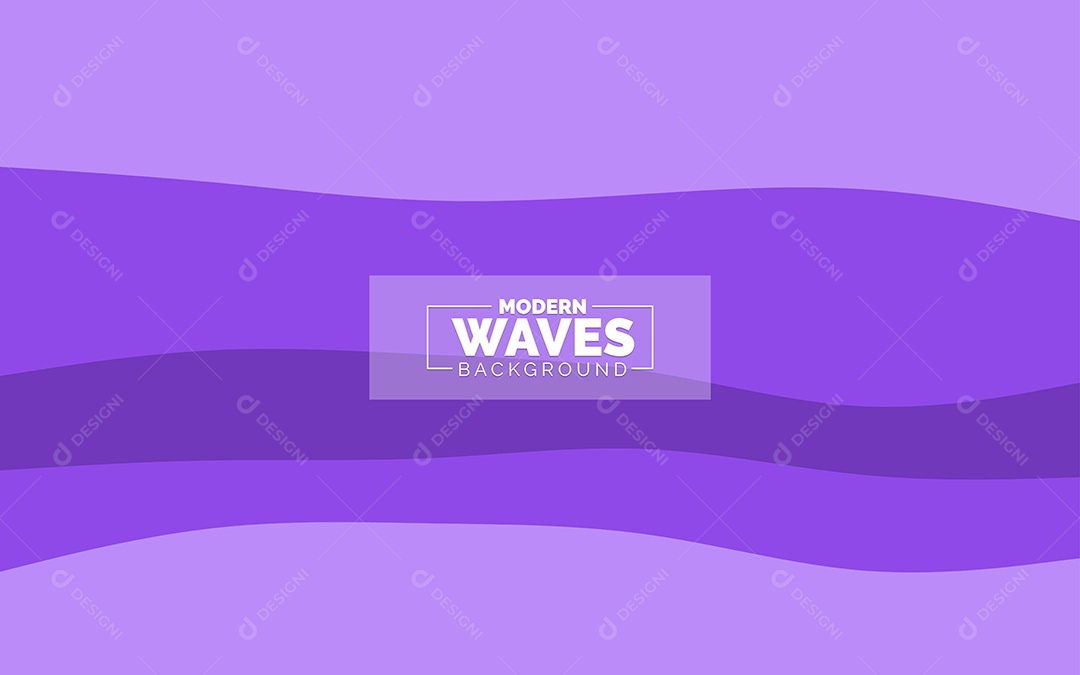 Plano de Fundo Ondas Modernas Roxo Ilustração Vetor EPS