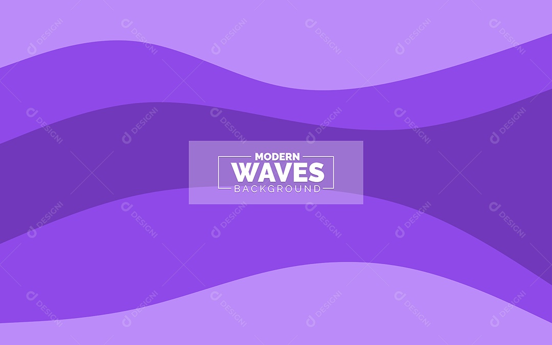 Plano de Fundo Ondas Modernas Roxo Ilustração Vetor EPS