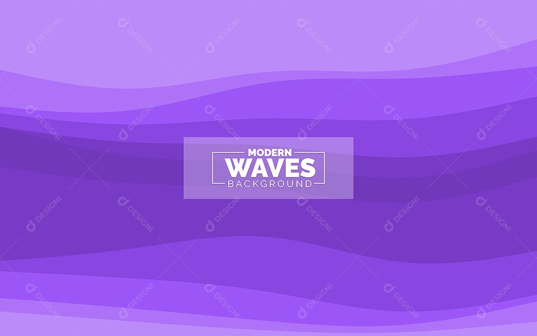 Plano de Fundo Ondas Modernas Roxo Ilustração Vetor EPS