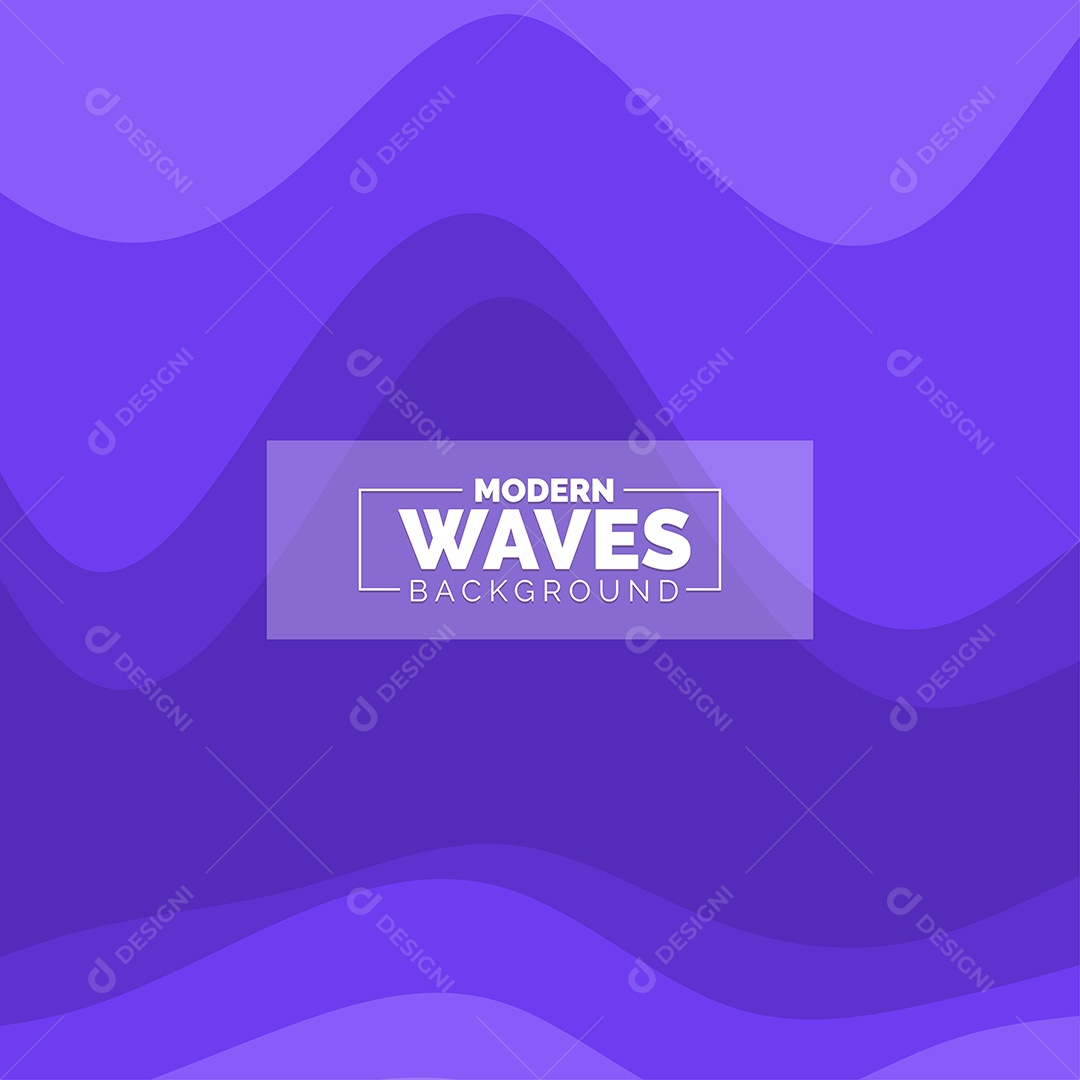 Plano de Fundo Ondas Modernas Roxo Ilustração Vetor EPS