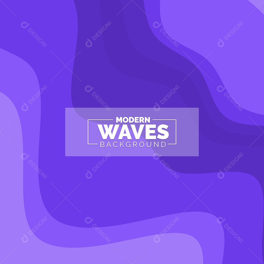Plano de Fundo Ondas Modernas Roxo Ilustração Vetor EPS