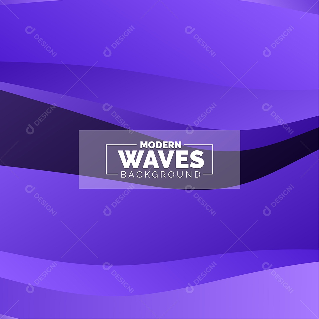 Plano de Fundo Ondas Modernas Roxo Ilustração Vetor EPS