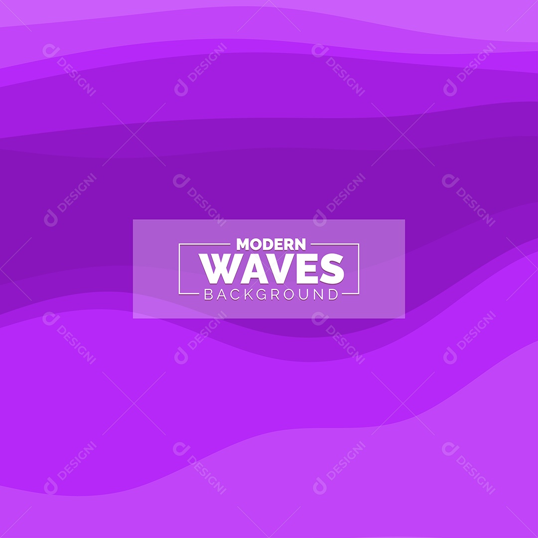Plano de Fundo Ondas Modernas Roxo Ilustração Vetor EPS