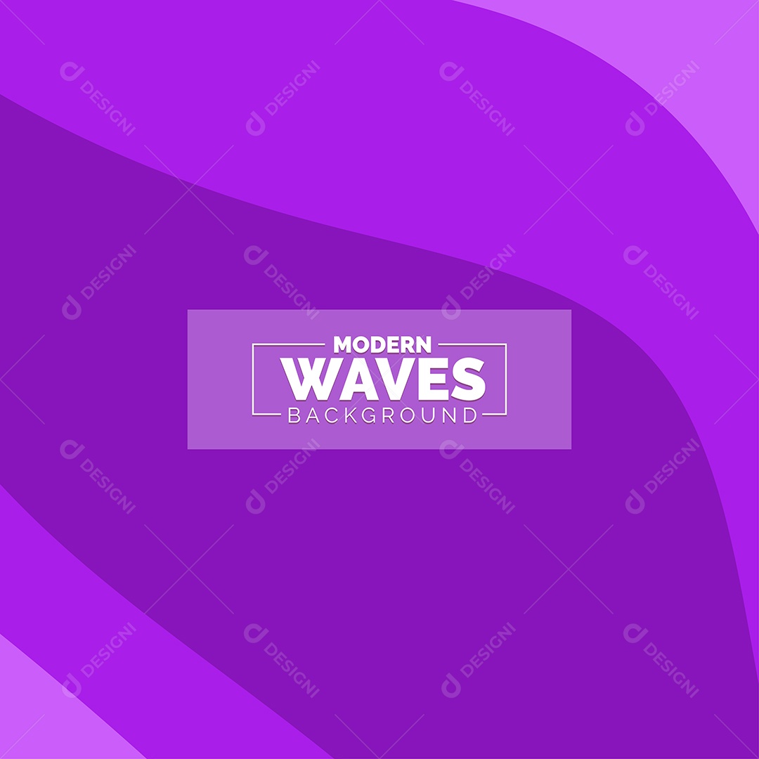 Plano de Fundo Ondas Modernas Roxo Ilustração Vetor EPS