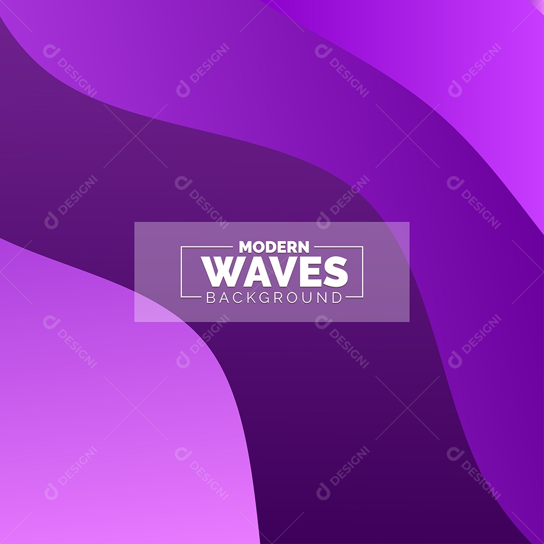 Plano de Fundo Ondas Modernas Roxo Ilustração Vetor EPS