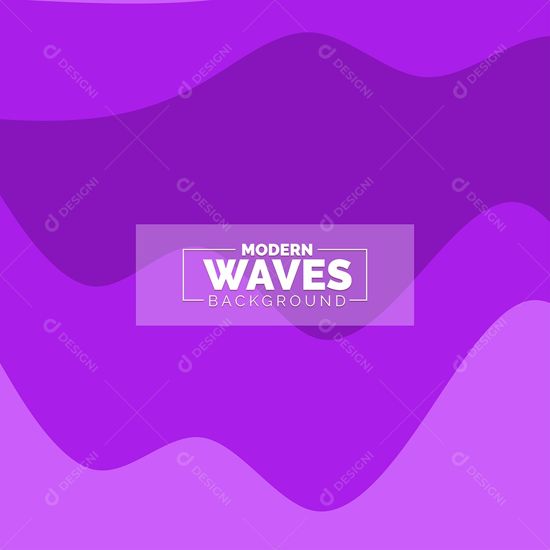 Plano de Fundo Ondas Modernas Roxo Ilustração Vetor EPS