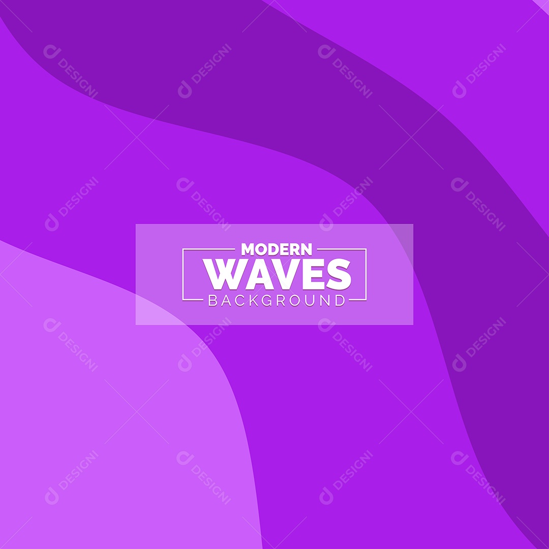 Plano de Fundo Ondas Modernas Roxo Ilustração Vetor EPS