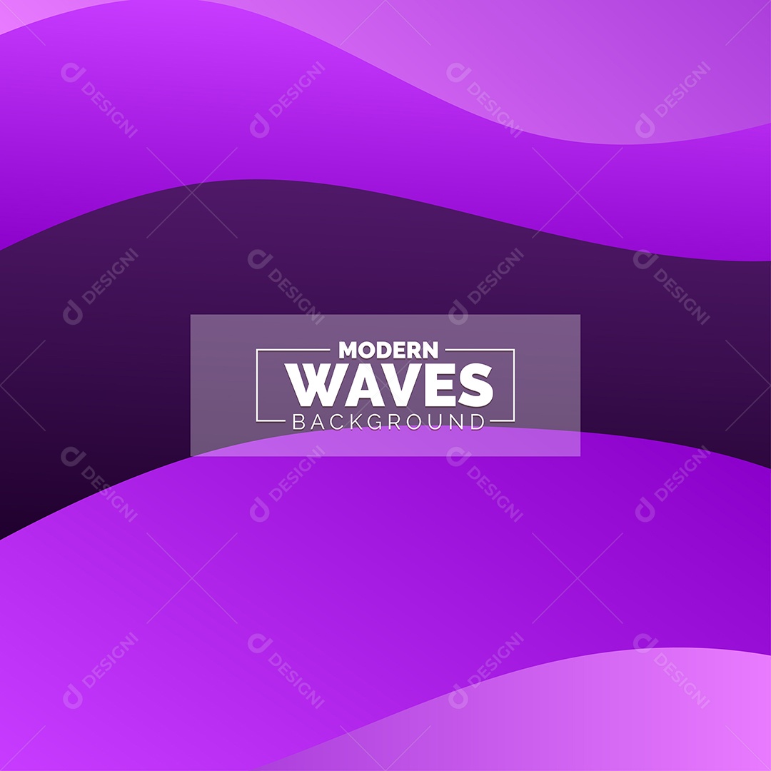 Plano de Fundo Ondas Modernas Roxo Ilustração Vetor EPS