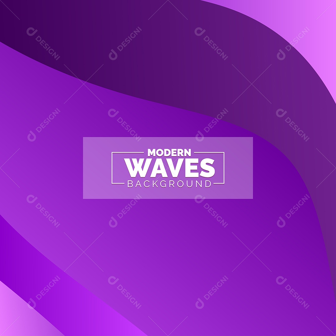 Plano de Fundo Ondas Modernas Roxo Ilustração Vetor EPS